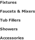 Fixtures  Faucets & Mixers  Tub Fillers  Showers  Accessories