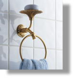 Pompadour Towel Ring / Soap Dish