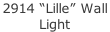 2914 “Lille” Wall  Light