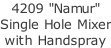 4209 "Namur"  Single Hole Mixer with Handspray