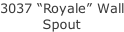 3037 “Royale” Wall Spout