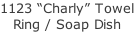 1123 “Charly” Towel Ring / Soap Dish
