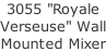 3055 "Royale  Verseuse" Wall Mounted Mixer