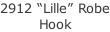 2912 “Lille” Robe Hook