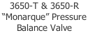 3650-T & 3650-R  “Monarque” Pressure  Balance Valve