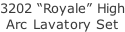 3202 “Royale” High Arc Lavatory Set